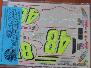 Picture of Slixx Decals Part-RC0348/2211 2003 #48 Jimmy Johnson (Lowes) 1/10th