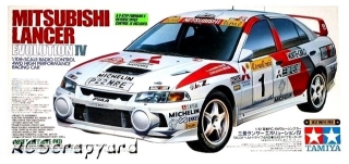 Picture of Tamiya 58199 1997 Mitsubishi Lancer Evolution 4 Chassis Body Part Set
