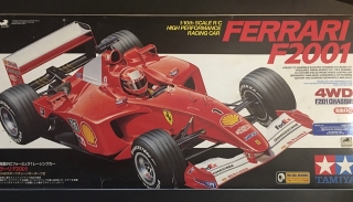 Picture of Tamiya 1/10 58288 F1 Ferrari 4WD - F2001 - F201 - Pre-Built comes with 2 bodies (1 painted 1 unpainted)